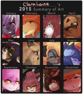  2015 Art summary by Clara