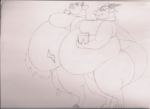 Me and my brother <3 by TheFatcowbull