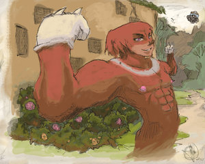 I'D RATHER FLEX MY MUSCLES by mistadeoxys