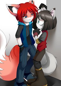 Mitsu y Benja by bbmbbf