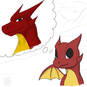  Also I will become big one day!!! by SiraDragon