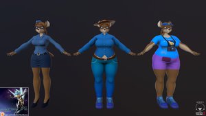 Gunbunny female tourists. by Muerolf