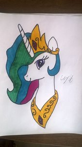 Princess Celestia  by CrystalYoshida