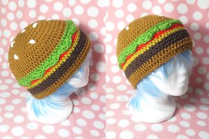 Burger Hat  by hellowombat