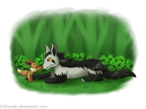 Uncle Mightyena - Nose Boop!  by can