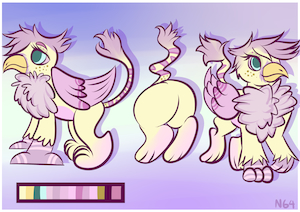 Rina the gryphon (feral) by Rinalope