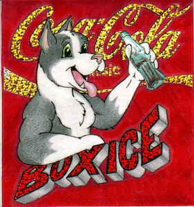 Coca-Cola boxice badge (Old badge) by Boxice