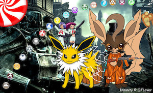 Insanity the Leafeon by QTLover