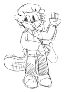 dallas the beaver by gradientboy