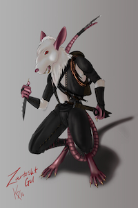 Zartosht Gul - Ratfolk Rogue - Pathfinder by AmbiguousAnarchist