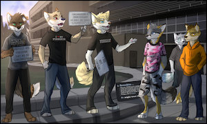 Circumcision Protest by RepoFox