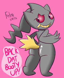 Back dat Banette butt up by Felino