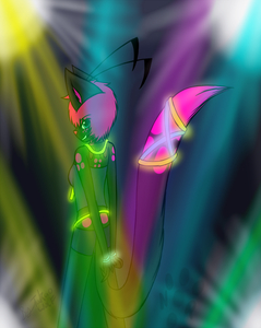 rave time by TheAlienFennecFox