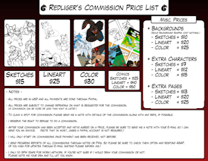 Redliger's Commission's (Open) by Redliger16