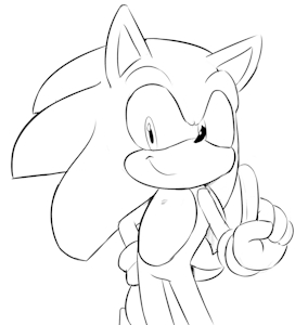 Sonic by TenshiGarden