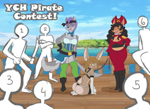 YCH Contest - Hazel has been kidnapped by pirates! by HazelBun