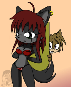 Auburn in her undies by ChaoticTheory