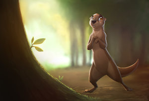 Rudderbutt in the Forest by Zaush