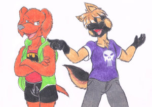 Breihzlander and Kurfust joking by dingopatagonico