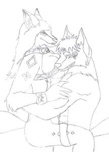 Carrying her to bed. by OdinFury