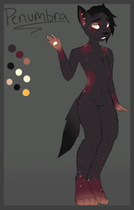 Penumbra - Character Reference by awkwardsundae