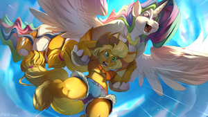 Comm - High Flyin' Hijinks by Noben