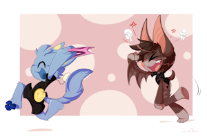 Getting dresse--- Hey! by Floofy