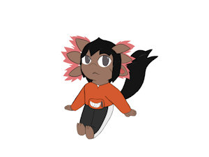 Justin the Axolotl by KinAndelNe