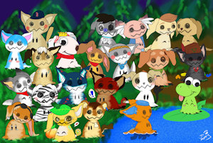 Mimikyu Collage by JDPuppy