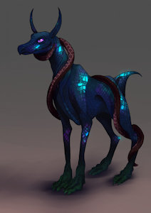 Shimmering dragon by FreeOpium