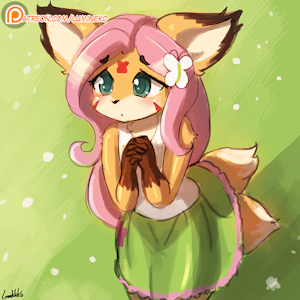 Flutter kitsune by lumineko