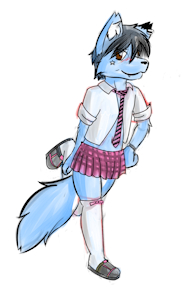 Sketch - Sepf Schoolgirl Skirt! by Sepfy