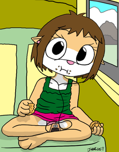 Izzy's Vacation Downtime by tylerdavasel