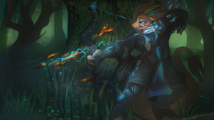 comm - the mysterious dragon archer by Noben
