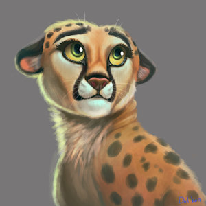 Mia looks at you by hotwert