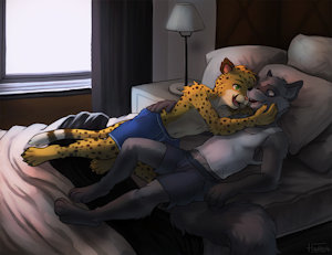 Sweet and tender moment, by Haychel by Salmy