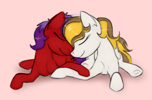 Nuzzling by MarsMiner