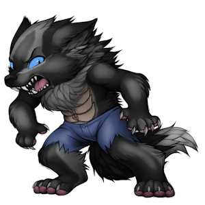 DrakoWerewollf (Furvilla version) by drakowerewolf