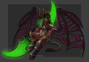 Tauren De-moo-n Hunter by Sefeiren