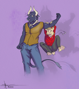 Bertin & D. Ana Potrait. by Furrnion