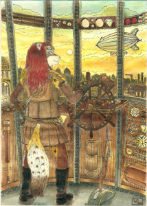Mahuru's Airship by N2O