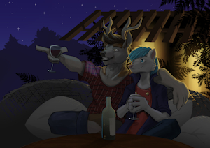 Merlot and Starlight by KeirSkunky