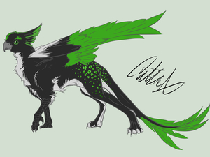 Yet another griffon by Trixalia