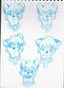 [Sketch of the day] Some expression :3 by mellopaw
