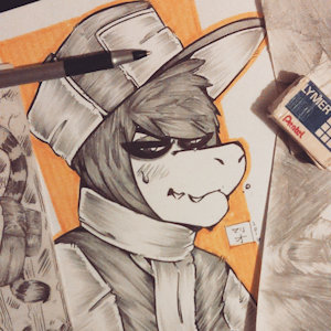 Hipster Gator by murrcatt