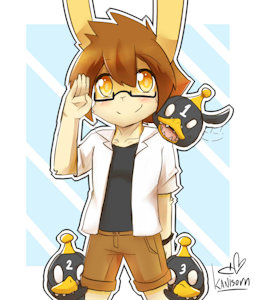 Rabbity and my Duck by RabbitDX26