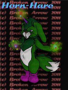 Horn-Hare by RyckuOtter
