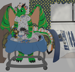 My wittle Koinu-chan had a bad dream by Dragon547