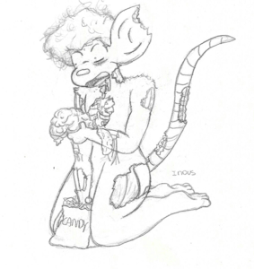 Zombie mouse by Indus