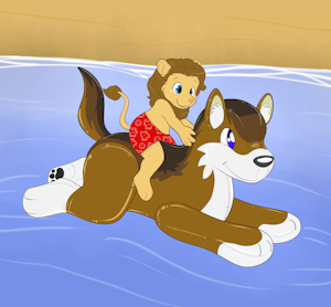 [C] Pool toy - Max by UniaMoon